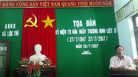 Đ/c Nguyễn Hương Châu tham gia đóng góp ý kiến